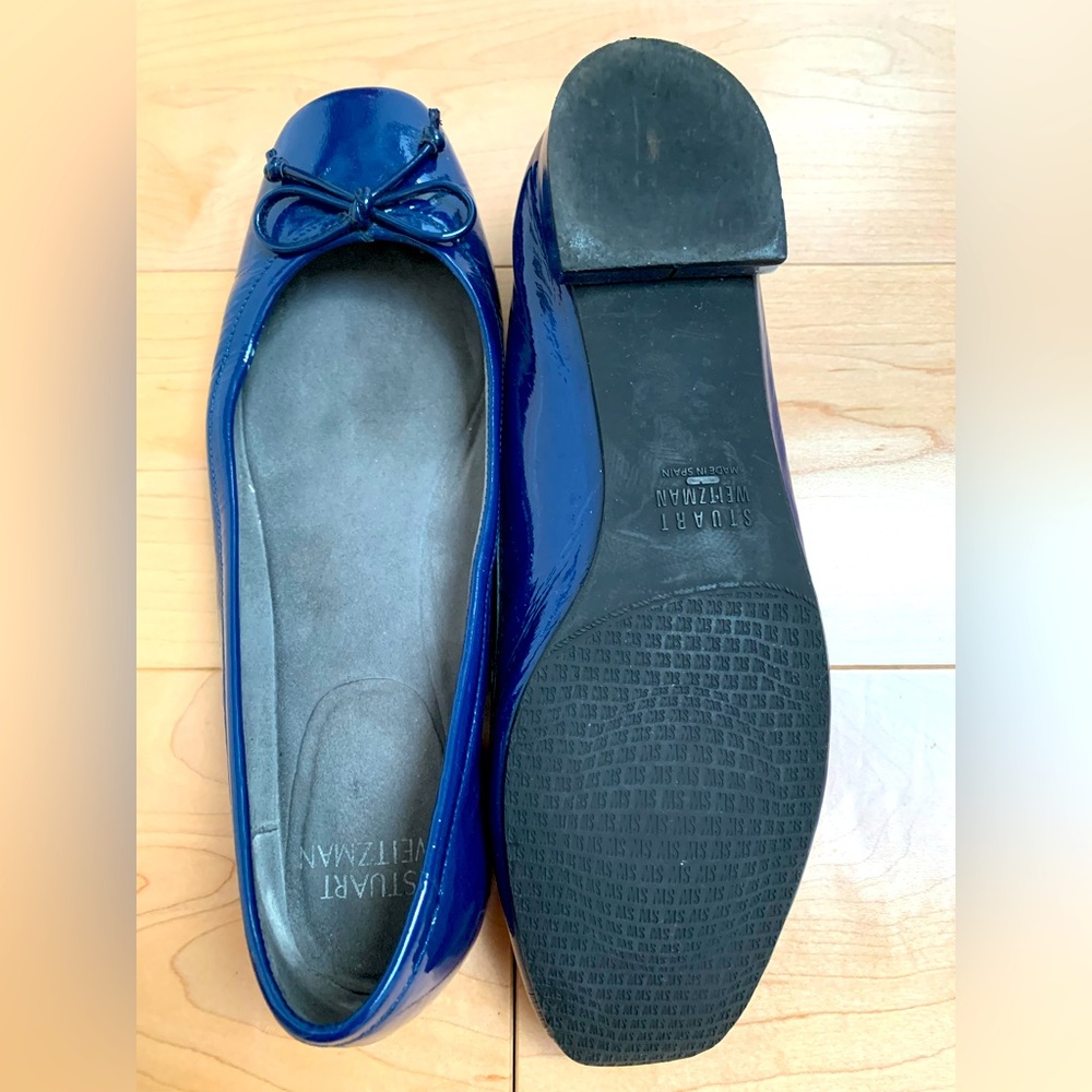 Stuart Weitzman Patent Leather Ballet Flats